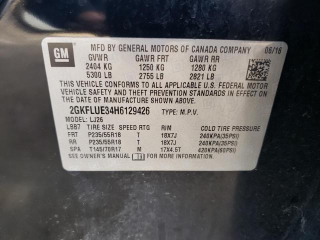 2GKFLUE34H6129426 GMC Terrain Slt