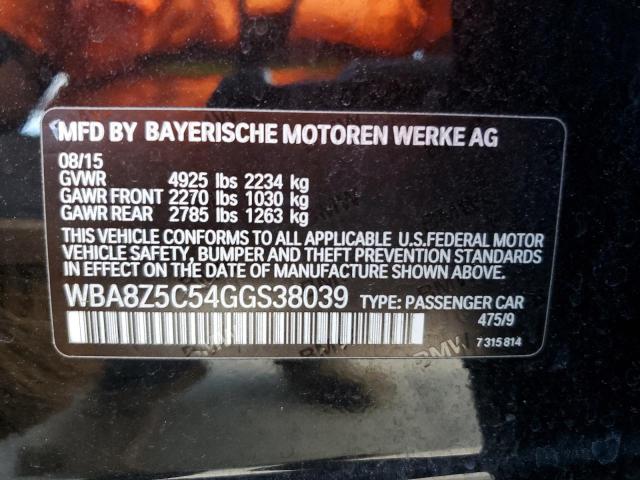 WBA8Z5C54GGS38039 BMW 328 Xigt Sulev
