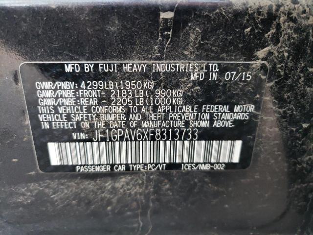 JF1GPAV6XF8313733 Subaru Impreza Sport Limited
