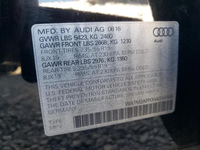 VIN WA1M2AFP0HA038348 2017 Audi Q5, Premium Plus no.13