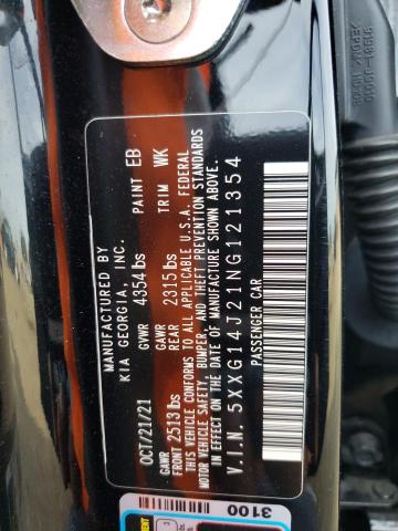 5XXG14J21NG121354 KIA K5 LXS