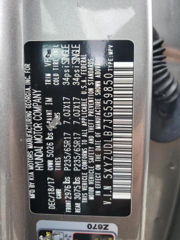2018 HYUNDAI SANTA FE S - 5XYZUDLB7JG559850