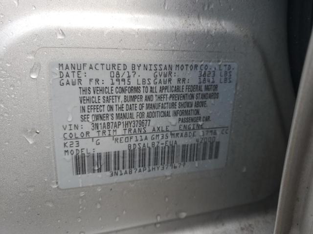 3N1AB7AP1HY379677 Nissan SENTRA S