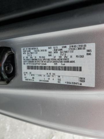 2015 FORD F150 SUPER - 1FTFX1EG7FKF13549