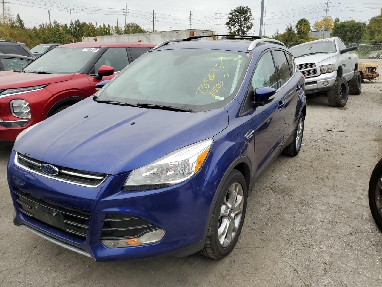 Lot #2373708580 2014 FORD ESCAPE TIT