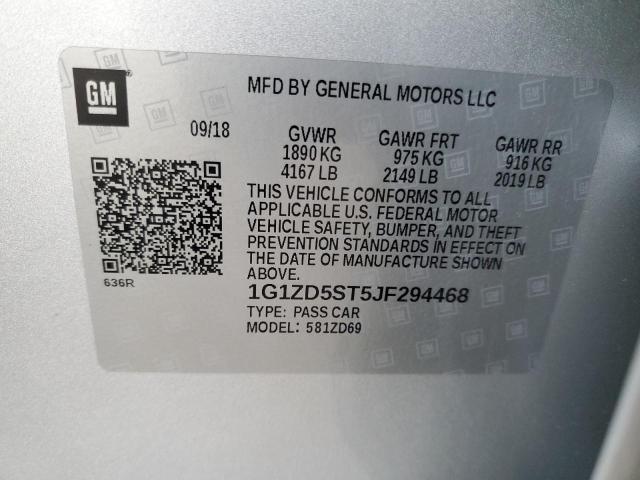 2018 CHEVROLET MALIBU LT - 1G1ZD5ST5JF294468