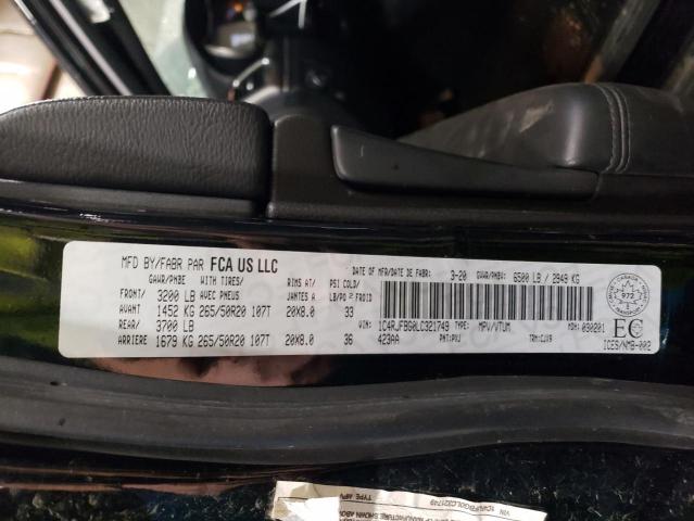 1C4RJFBG0LC321749 Jeep Grand Cherokee Limited