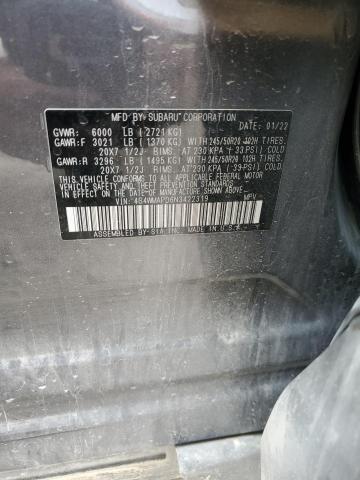 4S4WMAPD6N3422319 Subaru Ascent Limited
