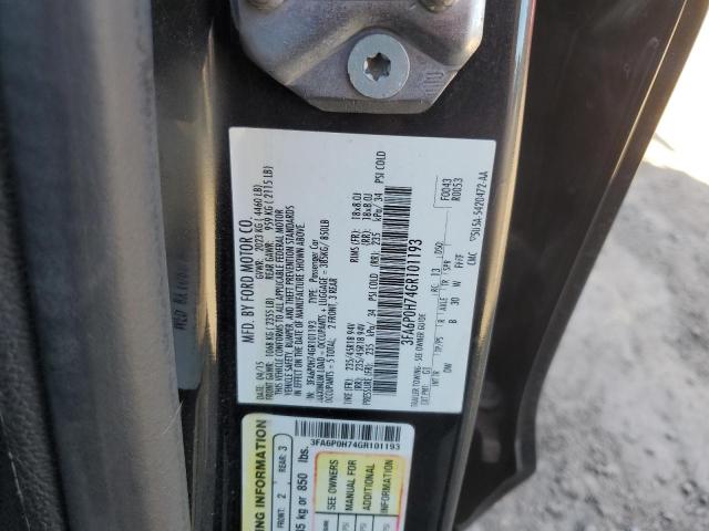 3FA6P0H74GR101193 Ford FUSION SE