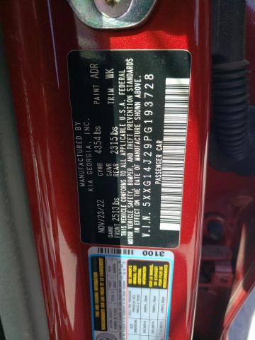 5XXG14J29PG193728 KIA K5 LXS
