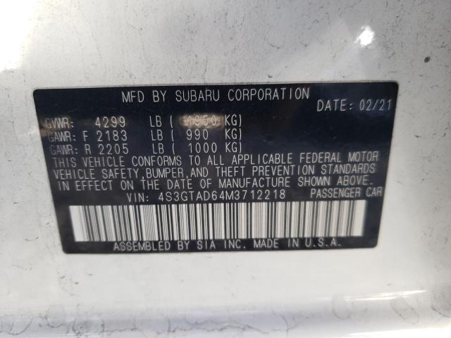 4S3GTAD64M3712218 Subaru Impreza Premium
