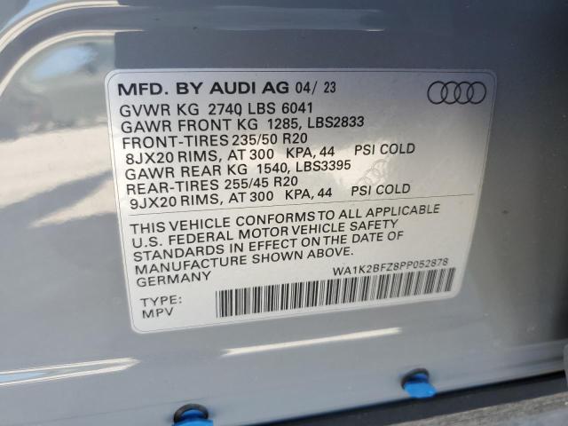 WA1K2BFZ8PP052878 Audi Q4 E-Tron  14