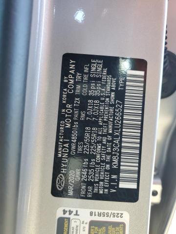 2020 HYUNDAI TUCSON LIM - KM8J3CALXLU266527