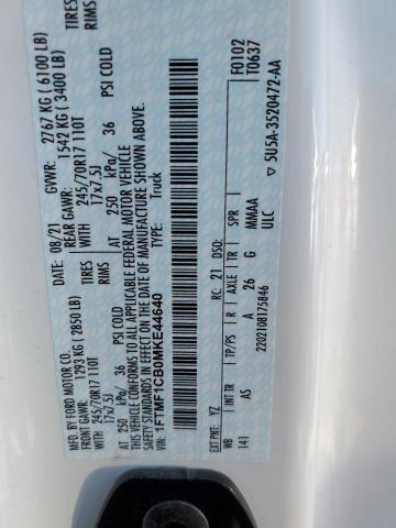 1FTMF1CB0MKE44640 Ford F150