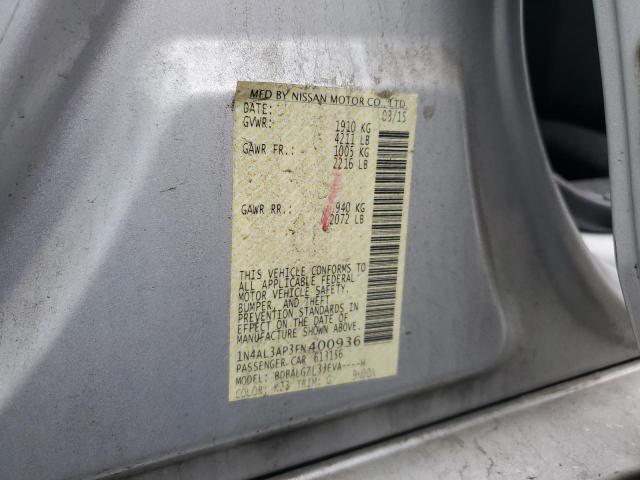 1N4AL3AP3FN400936 Nissan ALTIMA 2.5