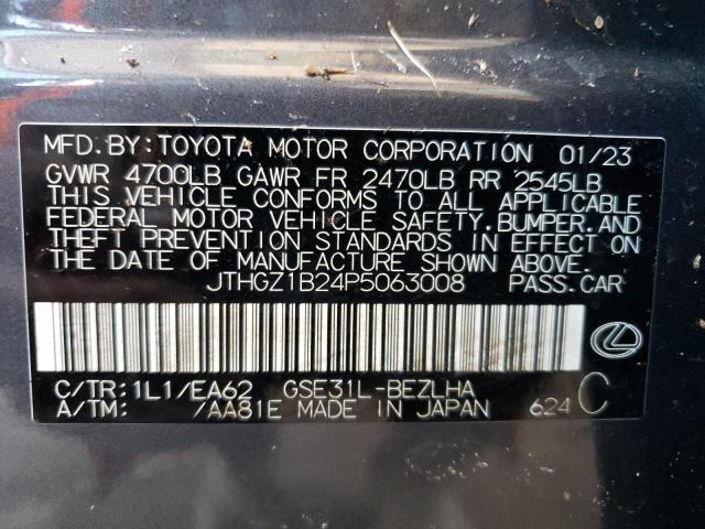 2023 LEXUS IS 350 F S - JTHGZ1B24P5063008