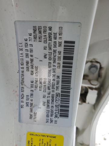 2020 TOYOTA YARIS LE 3MYDLBJV6LY707369