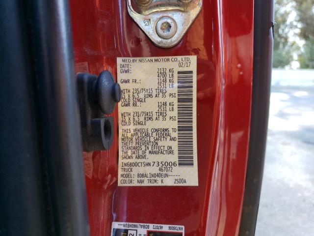 1N6BD0CT5HN735006 Nissan FRONTIER S