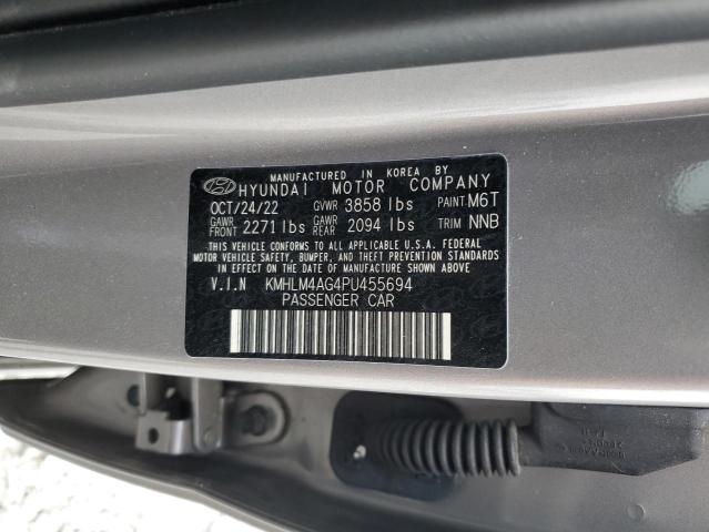 KMHLM4AG4PU455694 | 2023 Hyundai elantra sel