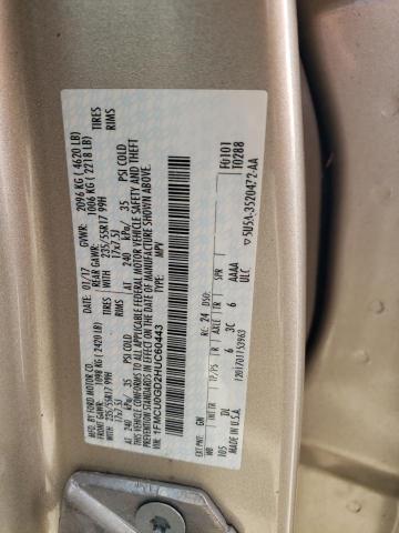 1FMCU0GD2HUC60443 Ford ESCAPE SE