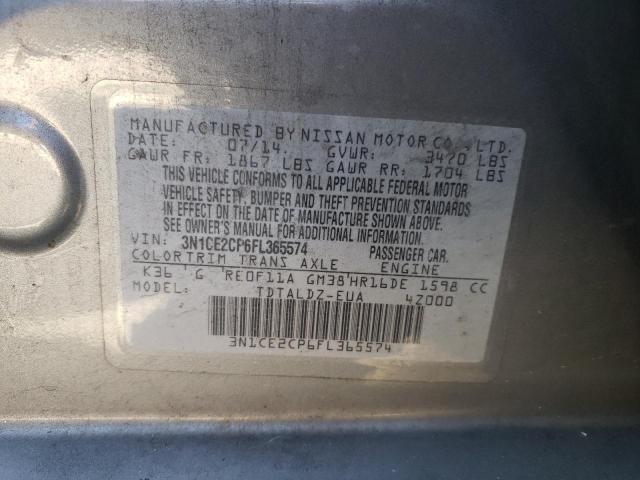 2015 NISSAN VERSA NOTE - 3N1CE2CP6FL365574