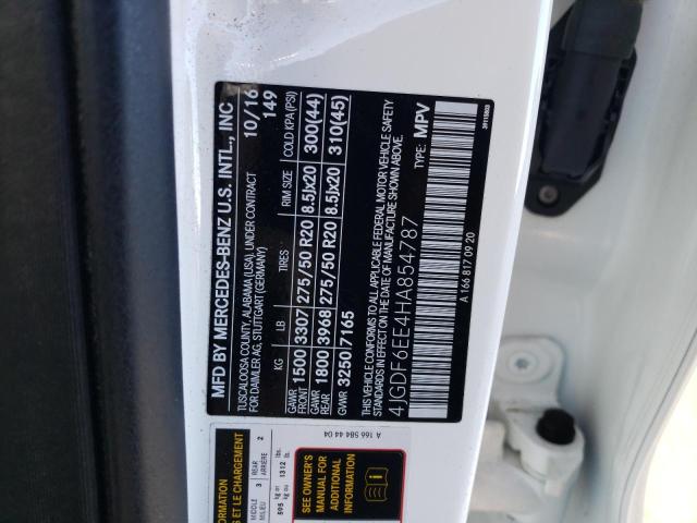 4JGDF6EE4HA854787 Mercedes-Benz Gls 450 4matic