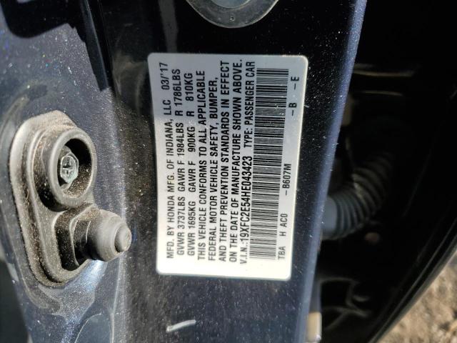 19XFC2E54HE043423 Honda Civic Lx