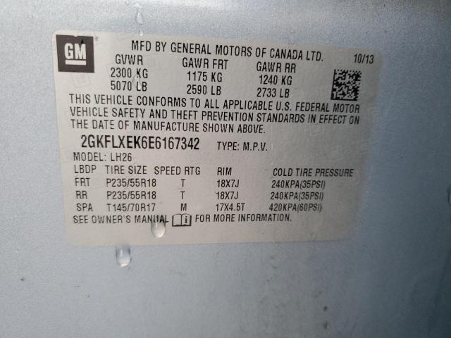 2GKFLXEK6E6167342 GMC Terrain Slt