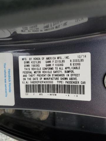 1HGCR2F83FA093550 Honda ACCORD