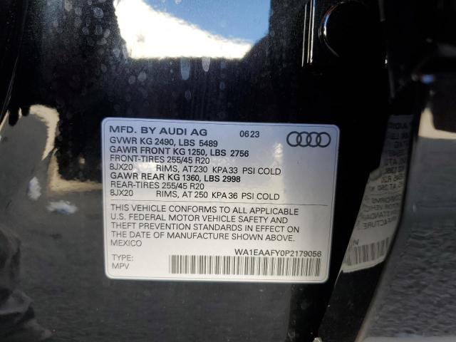 WA1EAAFY0P2179056 2023 AUDI Q5, photo no. 14