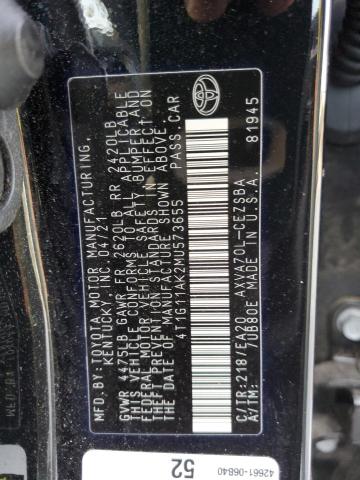  TOYOTA CAMRY 2021 Чорний