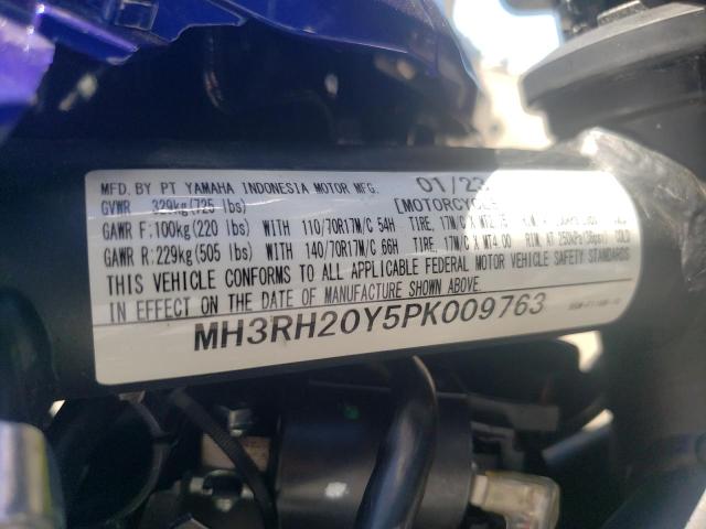 2023 YAMAHA MT-03 MH3RH20Y5PK009763