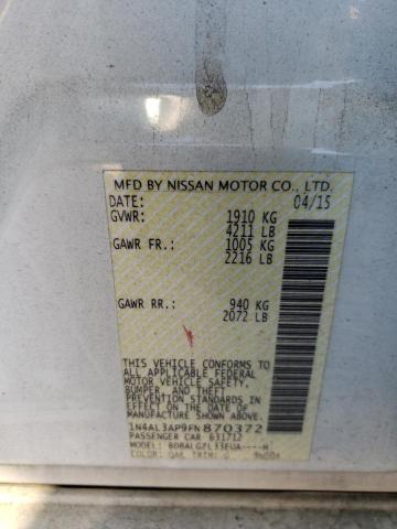 2015 NISSAN ALTIMA 2.5 - 1N4AL3AP9FN870372