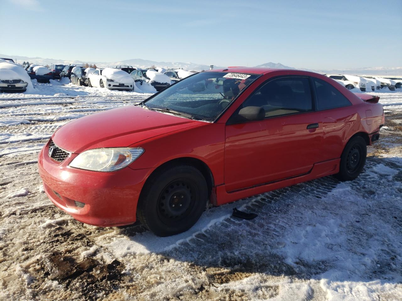 Lot #2943191387 2004 HONDA CIVIC DX V