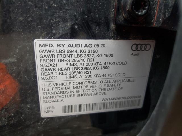 WA1AWAF70LD009446 2020 AUDI SQ7, photo no. 13