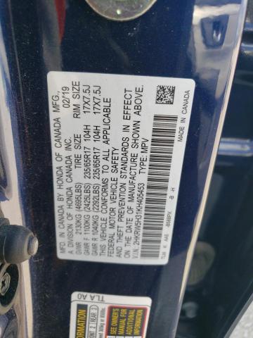 2HKRW5H31KH405453 Honda CR-V LX