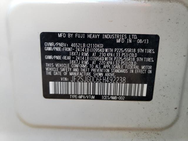 JF2SJGDC6EH492238 Subaru Forester 2.0xt Premium