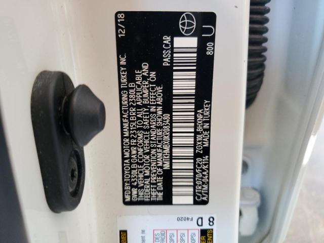 NMTKHMBX0KR083480 Toyota C-HR XLE 10