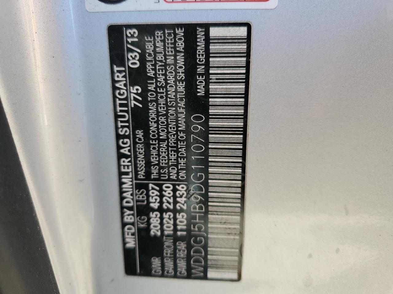 Lot #2205824712 2013 MERCEDES-BENZ C 350