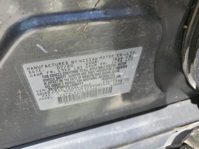 3N1CP5BV2LL536411 Nissan KICKS S