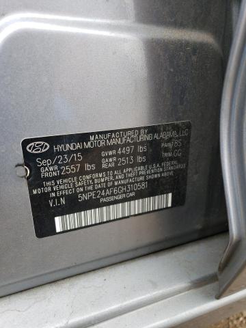 2016 HYUNDAI SONATA SE - 5NPE24AF6GH310581