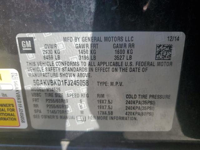 2015 BUICK ENCLAVE - 5GAKVBKD1FJ245058
