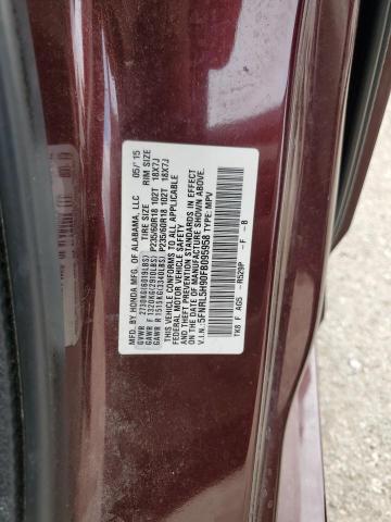 2015 HONDA ODYSSEY 5FNRL5H90FB095958