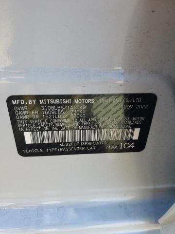 ML32FUFJ3PHF03070 Mitsubishi Mirage G4 Es