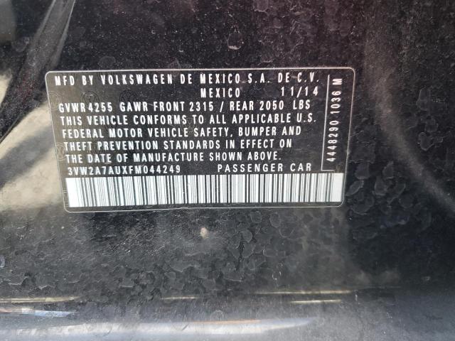 2015 VOLKSWAGEN GOLF TDI - 3VW2A7AUXFM044249