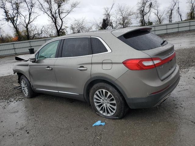 Vin: 2lmpj8kp0gbl37118, lot: 78309653, lincoln mkx select 20162