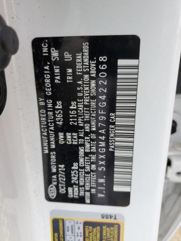 5XXGM4A79FG422068 KIA Optima Lx
