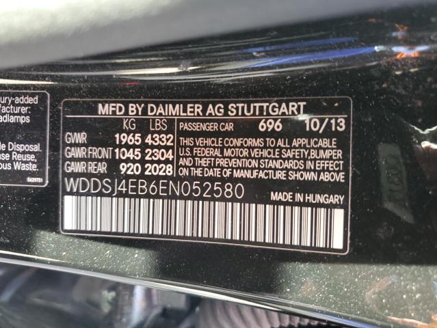 WDDSJ4EB6EN052580 Mercedes-Benz CLA 250