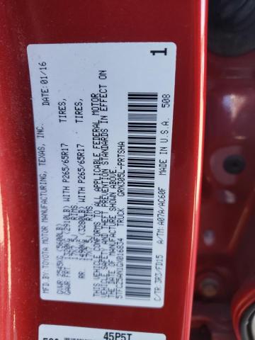 2016 TOYOTA TACOMA DOU - 5TFCZ5AN1GX016834
