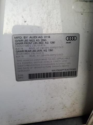 VIN WA1DGAFP7EA075085 2014 Audi Q5, Premium Plus no.13